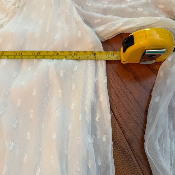 Anthropologie - Long-Sleeve V-Neck Ruffled Tunic Dress - Size Small NEW!! - Picture 14 of 16